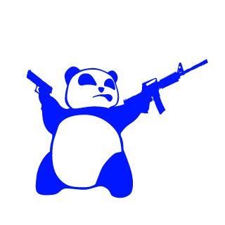 One Man Wolf Pack's emblem