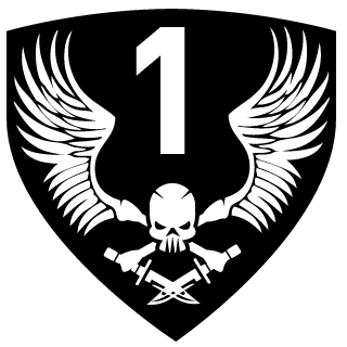 One Man Army's emblem