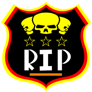 REST IN PEACE's emblem