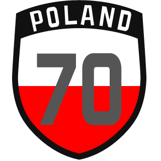 70th POLAND's emblem