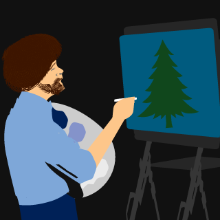 Bob Ross's emblem
