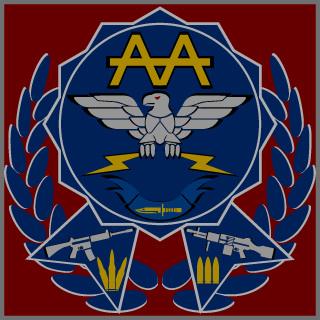 Alcohol and Ammunition's emblem