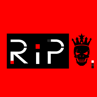R I P  Rest In Peace's emblem