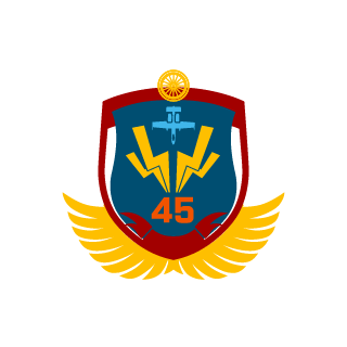 45th SQUADRON BFINDIA's emblem