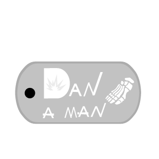 Dan-4-Man's emblem