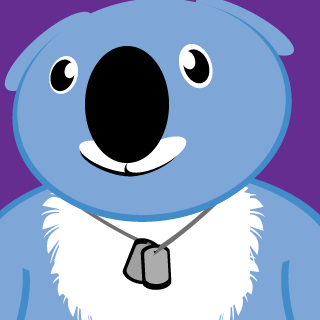 save the koalas's emblem