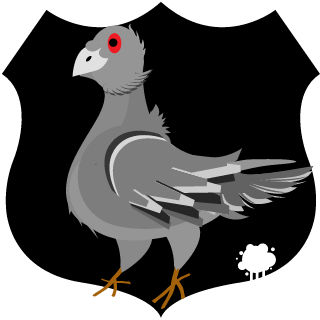 Clipped Pigeon's emblem