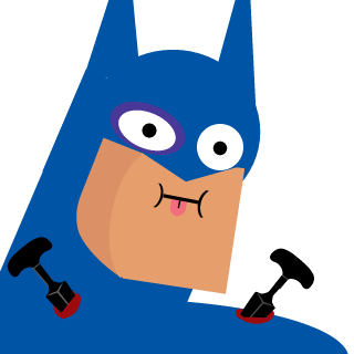 Boller Batman's emblem