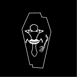 Laffing-coffin's emblem