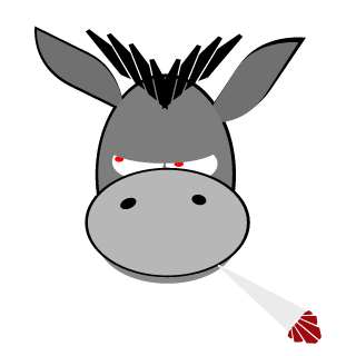 G THE DONKEY's emblem