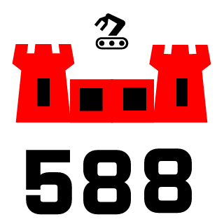 588th BEB Engineers's emblem