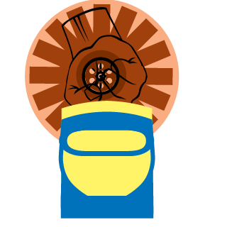 Senfglasfister's emblem