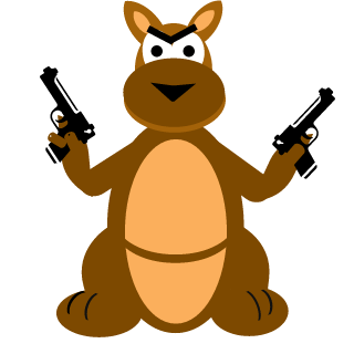 The Crazed Wallabies's emblem