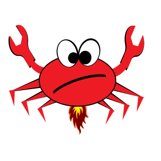 Crabs die standing's emblem