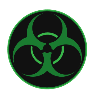 Biohazard Aruba's emblem