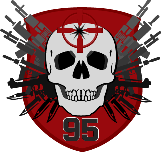 95th Rifles's emblem
