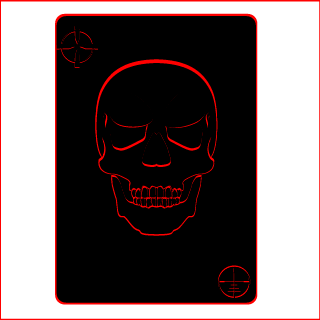 Sniper of war's emblem