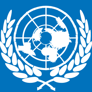 UN Peacekeeping Force's emblem
