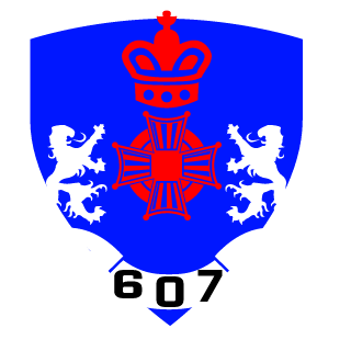 Mike in the 607's emblem