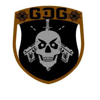 gladiadores de guerra's emblem