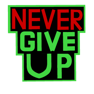 Never Give Up's emblem