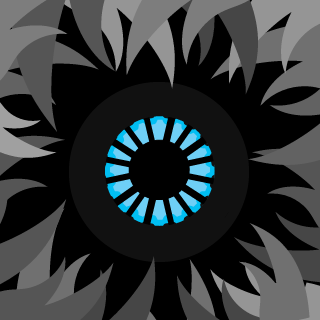 Cyanister's emblem