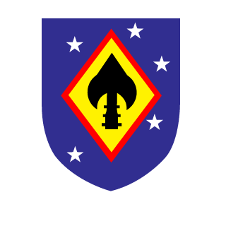 1st Marine Support Bat's emblem