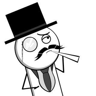 Y U NO H3LP's emblem