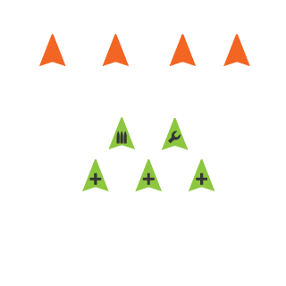 Random collective of B's emblem