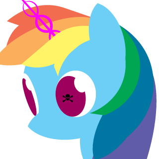 Der pinke Einhorn clan's emblem