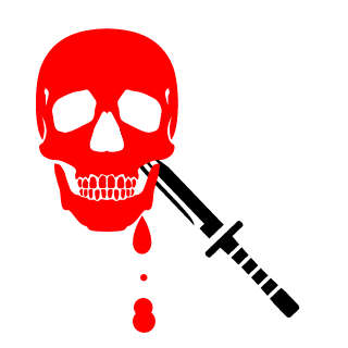 We Take Your Face Off's emblem