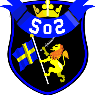Soldiers of Sweden's emblem