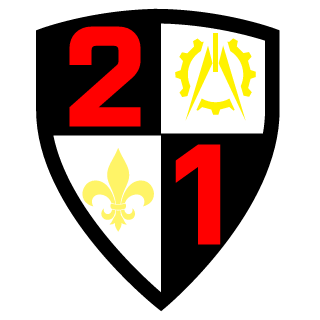 21st Black Jackals's emblem
