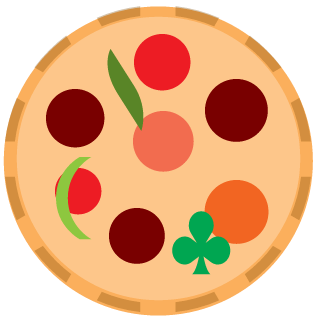 Team Frozen Pizza's emblem