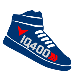 IQ400's emblem