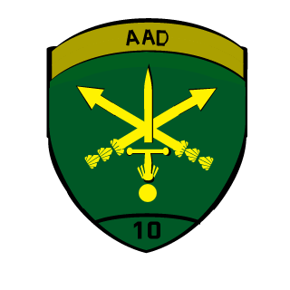 AAD 10's emblem