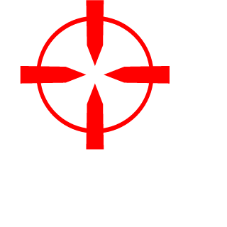 Red mnstrenergy's emblem